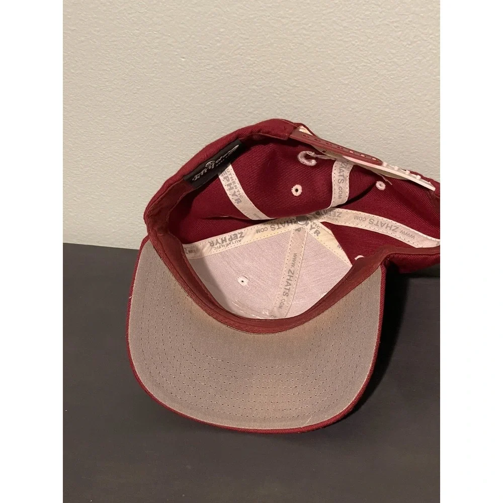 Washington State Cougars Zephyr Embroidered Snapback Cap Hat‎ Adult Crimzon WSU